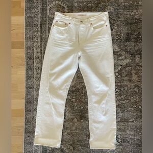 Levi white wedgie straight 29